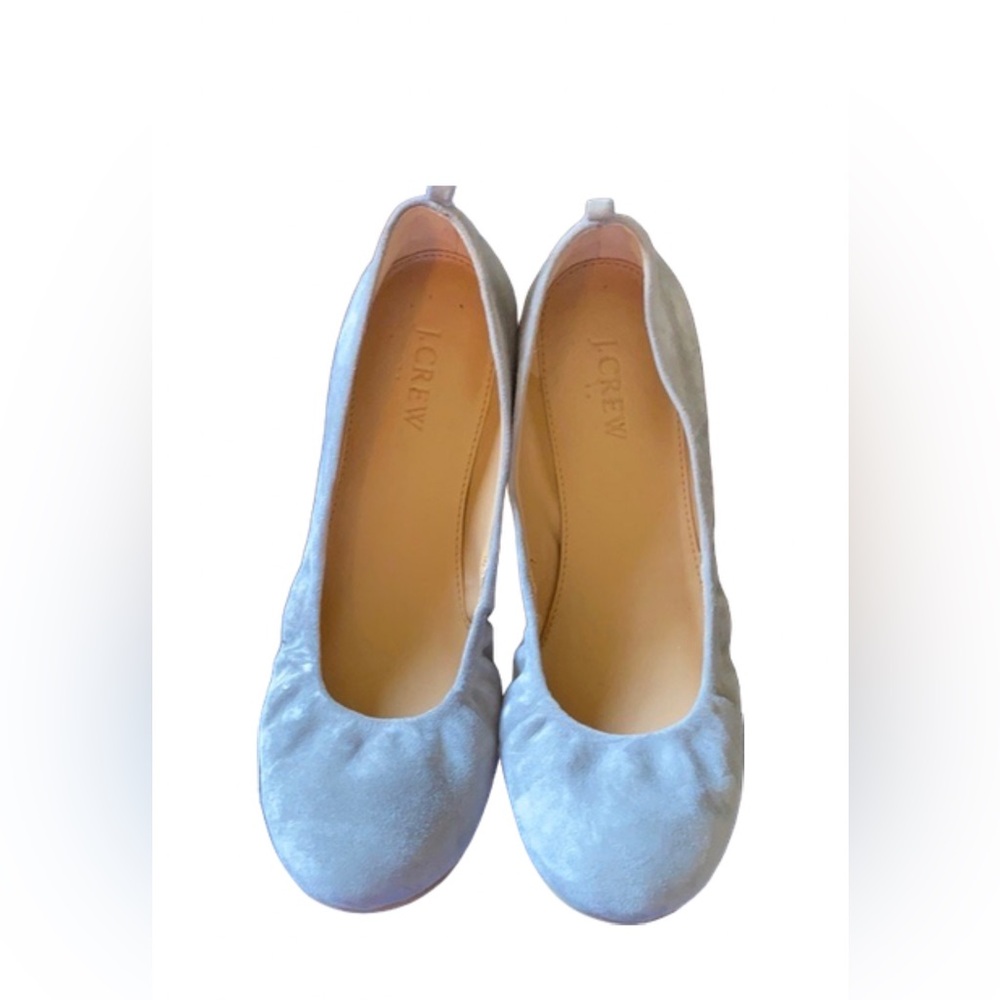 J.Crew light ballet blue flats